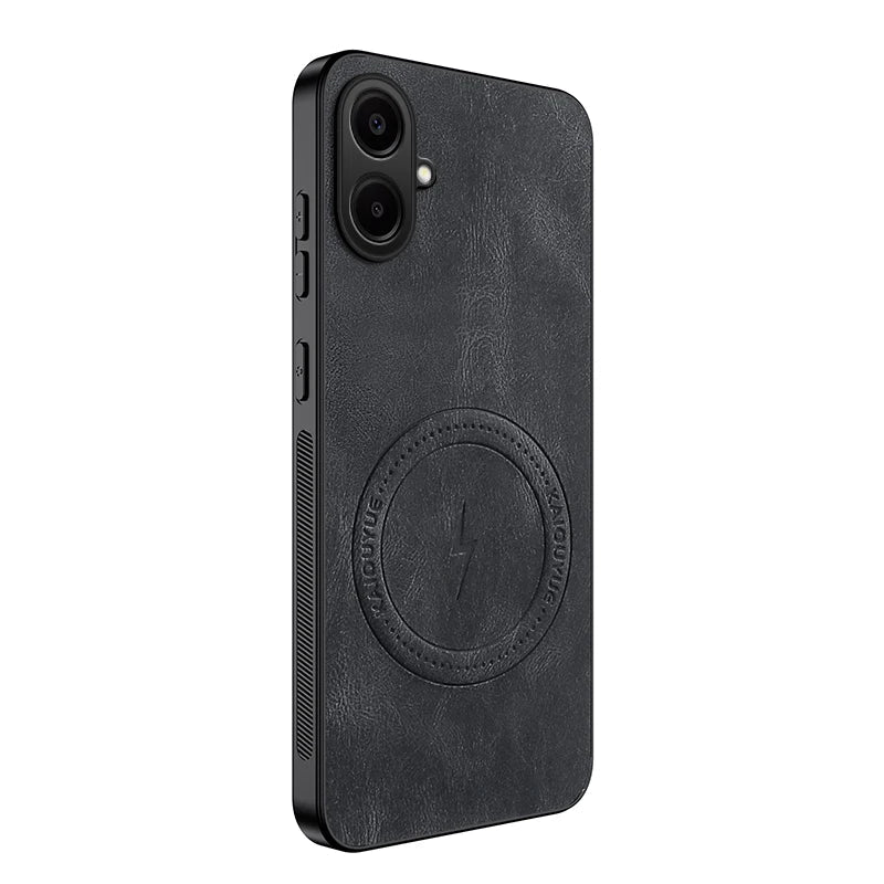Premium Leather Case for Samsung Galaxy - Magnetic Charge