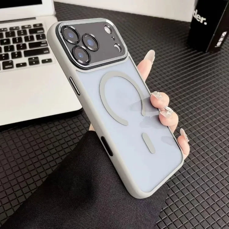 Translucent Phone Case Magnetic Shockproof for iPhone