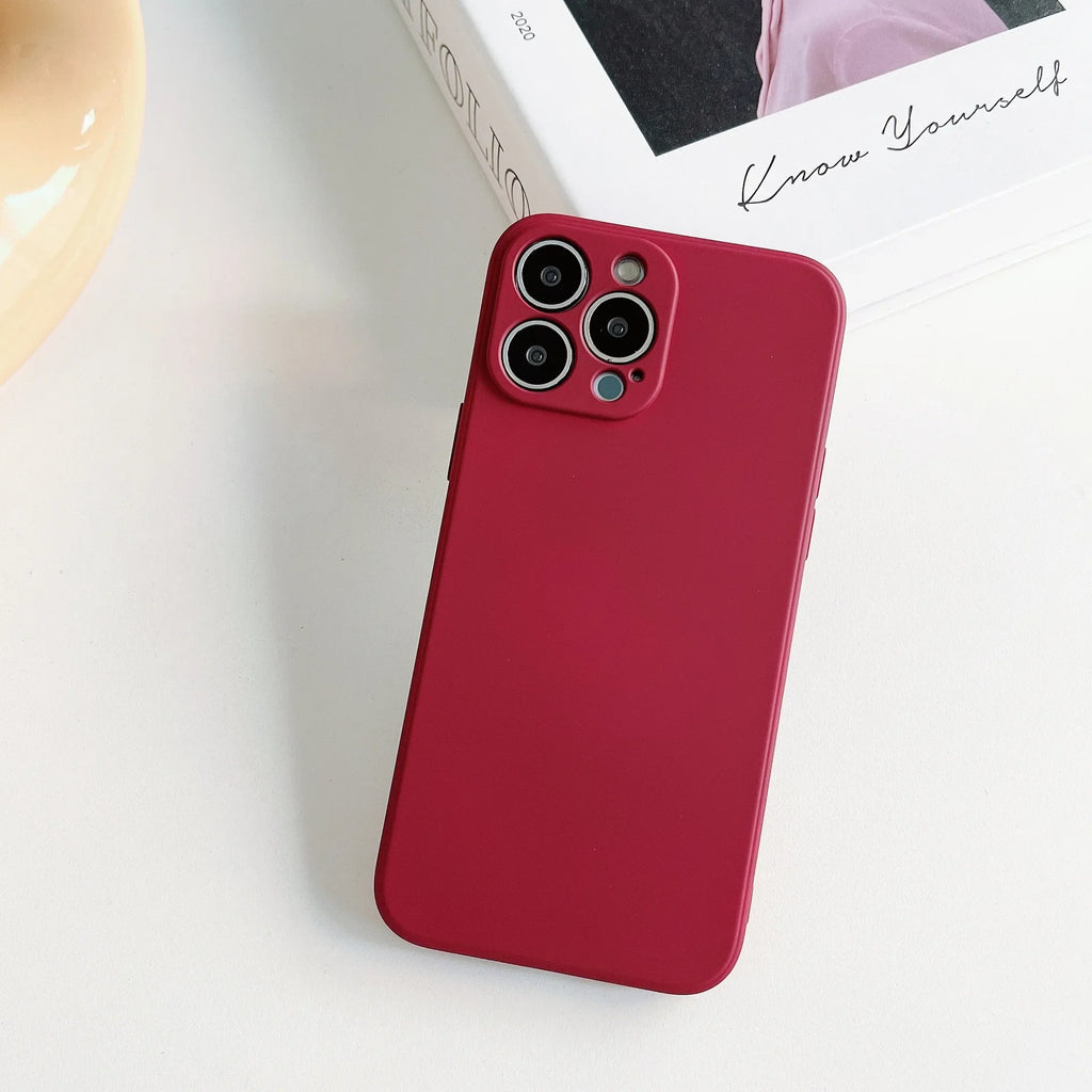 Liquid Silicone Shockproof Case for iPhone Series
