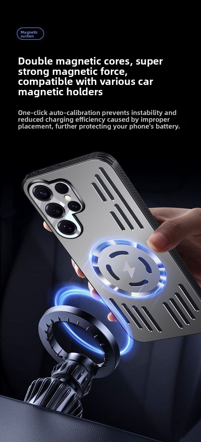 ThermoShield MagCase – Heat Dissipation Magnetic Hard Cover for Samsung S26 Ultra